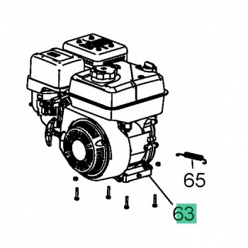 Двигатель в сборе MTD 179CC OHV HORIZ УТ000066112 (752Z165-VHB)