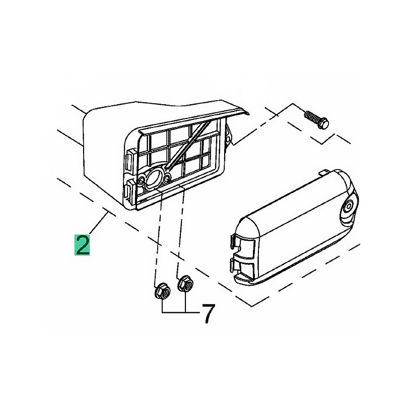 Корпус воздушного фильтра MTD УТ000153239 (751-10412B)