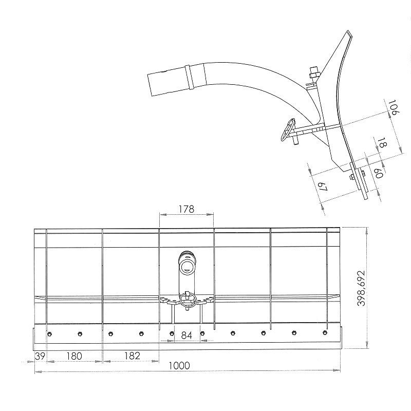 Купить Отвал поворотный ОНП-1 для мотоблоков МТЗ по доступной цене ...