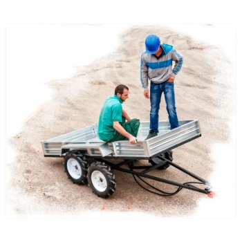 Прицеп к минитрактору ТМ-2500 T оцинкованный